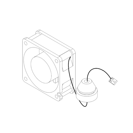 Wear part, external fan for variable speed drive, Altivar 212, from 3 to 7.5kW