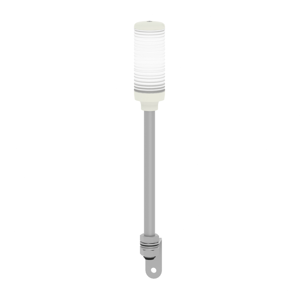 Monolithic precabled tower light, Harmony XVC, plastic, red orange green, 60mm, tube mounting, steady, IP23, 24V AC DC