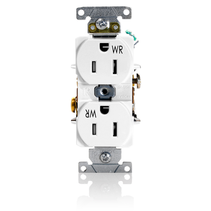 Weather- and Tamper-Resistant Duplex Receptacle, 15 Amp, 125 Volt