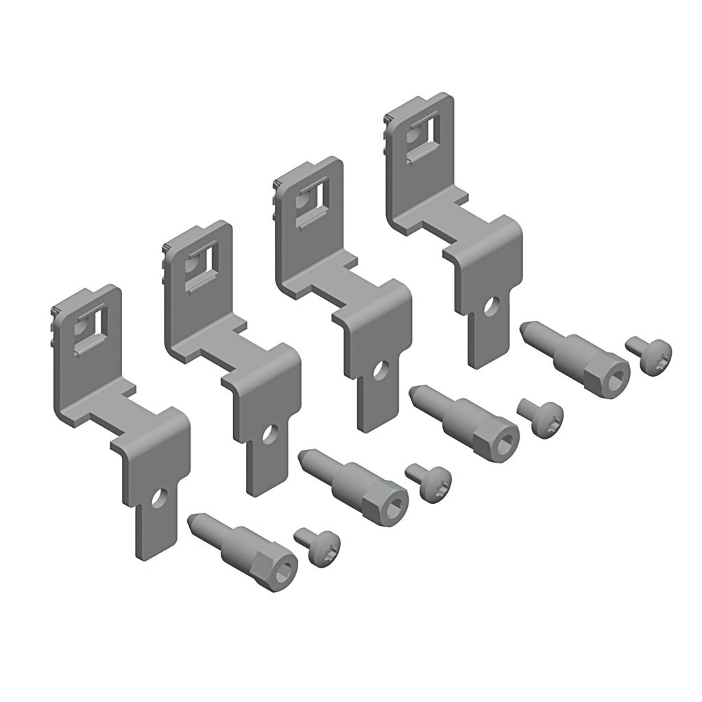 Spacial SF brackets for fixing mounting plate on the sides