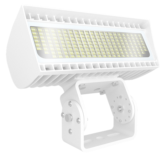 FXLED_FIELD_ADJUSTABLE_FLOOD_LIGHTS 5,797-11,887 Lm Flexflood-Extra Small FA 80/60/40W Trn 4K-5K 120-277V White