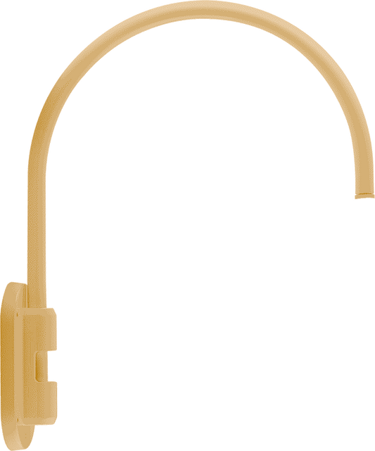 Decorative, Gooseneck Style4 wall 20 Inches High 19 Inches From wall 1/2 inch NPS Ivory