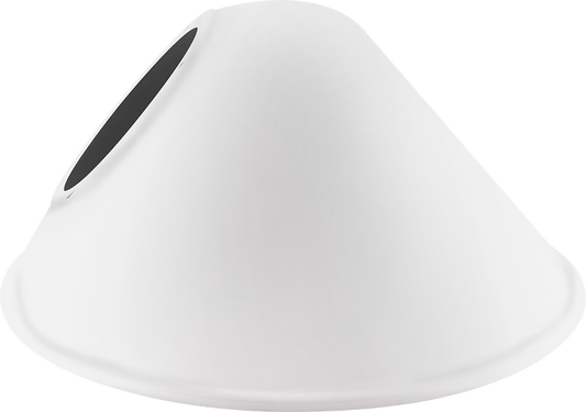 Decorative, Angled Cone shade, For Gnled Gooseneck white