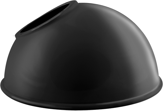 Decorative, Angled Dome shade, For Gnled Gooseneck, black