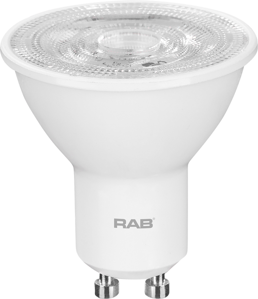 Small Reflectors, 350 lumens, GU10, 4.5W, base GU10, 80CRI 3000K, 35 degree beam spread, dimmable