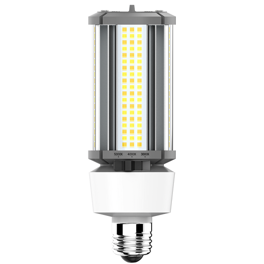 HID Replacements 1740/2610/3915 lumens , Field-adjustable, Selectable 12/18/27W Base E26 80CRI, Selectable 3000/4000/5000K Ballast Bypass 3-Pin Sensor Port