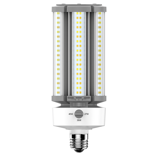 HID_REPLACEMENTS 3,645-6,525 Lm Hid Replacement Field Adjustable 3915/5220/6525 Lumens    27/36/45W E26 80Cri 3Cct Ballast Bypass 5-Pin Sensor Port