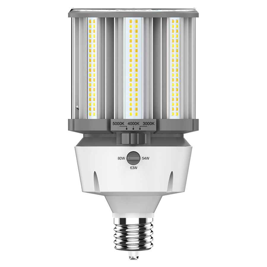 HID_REPLACEMENTS 6,075-9,135 Lm Hid Replacement Field Adjustable 7830/9135/11600 Lumens    54/63/80W Ex39 80Cri 3Cct Ballast Bypass 5-Pin Sensor Port