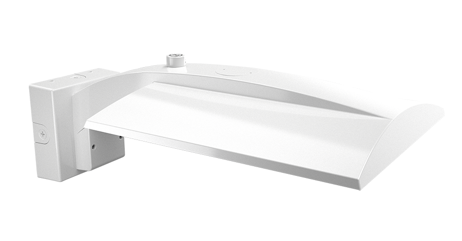 Area Lights, 8434 Lumens, IVAT5S, type V square, 67W, wall mount, 70CRI 5000K, white, 120-277V, 0-10V dimming, lightcloud controller