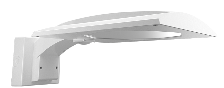 Area Lights, 9066 lumens, IVAT5S, type V square, 67W,  wall mount, 70CRI 5000K, white, 347-480V, 0-10V dimming, 20 feet lens wattstopper sensor