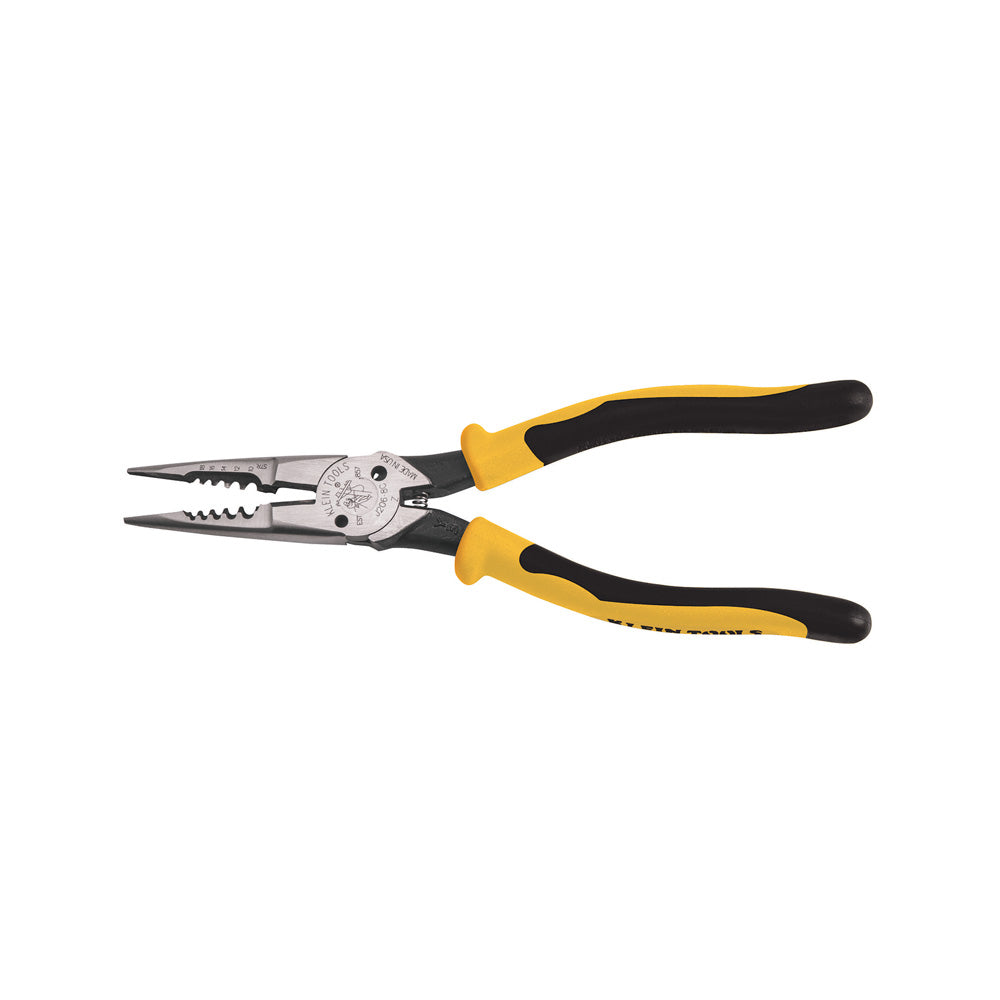 Pliers, All-Purpose Needle Nose, Spring Loaded, Cuts, Strips, 8.5-Inch