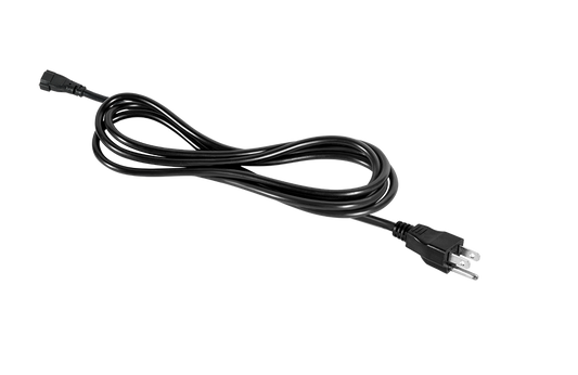 Undercabinet, Knook Cord & Plug, 6 feet, Fixture To Outlet 105 Deg , black