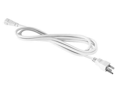 Undercabinet, Knook Cord & Plug, 6 feet, Fixture To Outlet 105 Deg, white