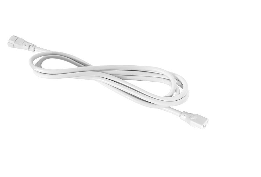 Undercabinet, Knook Jumper Cable 12 inches,  fixture to fixture,  105 Deg white