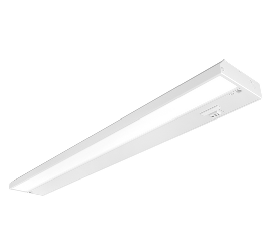 Undercabinet, 1019/1018/1038 lumens, KNOOK, field adjustable, 24 inches, 13W, 2700/3000/3500K, 120V, white