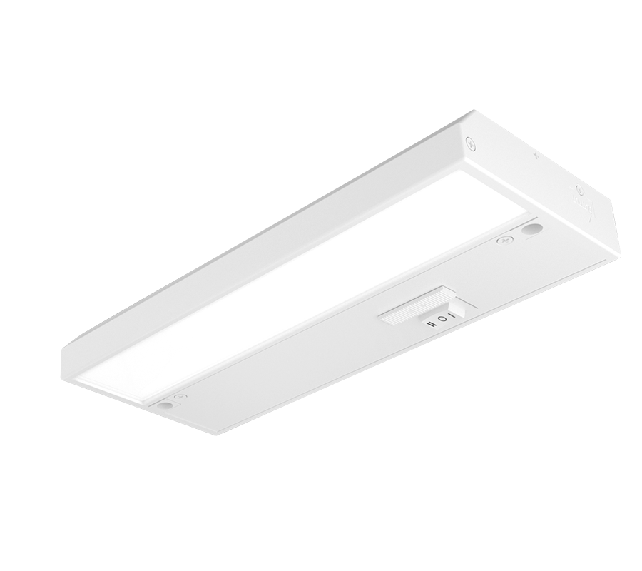 Undercabinet, 254/277/279 lumens, KNOOK, field adjustable, 8 inches, 4W, 2700/3000/3500K, 120V, white