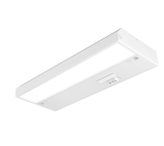 Undercabinet, 254/277/279 lumens, KNOOK, field adjustable, 8 inches, 4W, 2700/3000/3500K, 120V, white