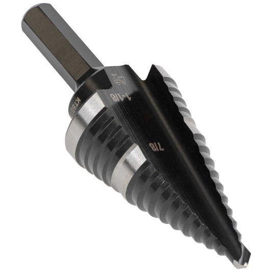 2-Step Drill Bit, Double-Fluted, 7/8-Inch to 1-1/8-Inch