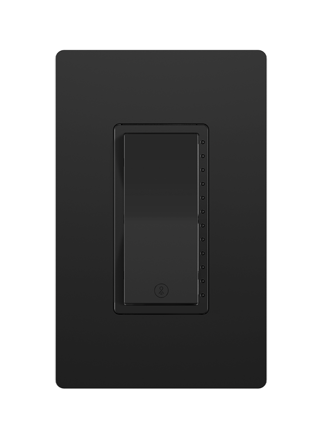 Lightcloud, LC hub gateway, wall mounted, dimmer, black