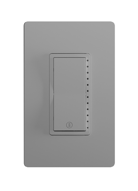 Lightcloud, LC hub gateway, wall mounted, dimmer, gray