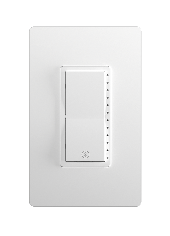 Lightcloud, LC hub gateway, wall mounted, dimmer, white