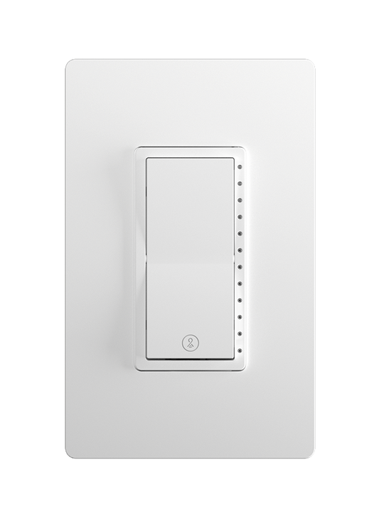 Lightcloud, LC hub gateway, wall mounted, dimmer, white