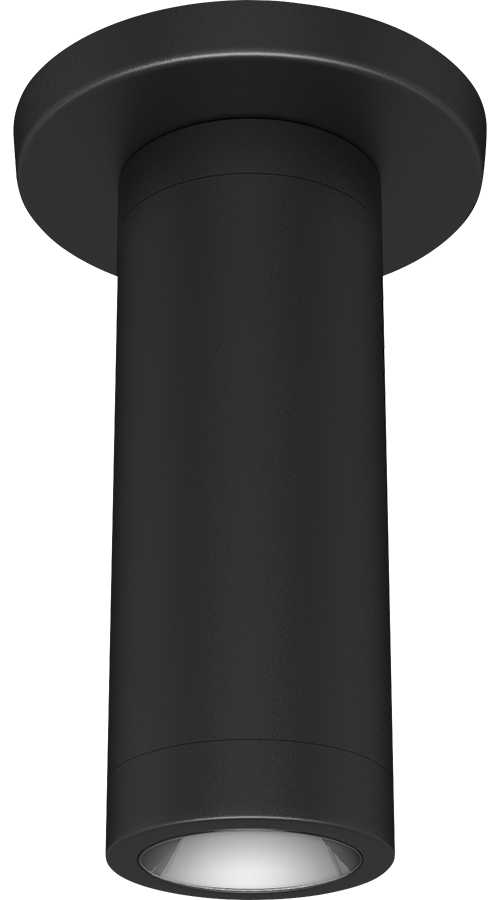 Cylinders, 772 lumens, CDLED, 10W, 2 Inches, surface mount, 90CRI, 4000K, matte black
