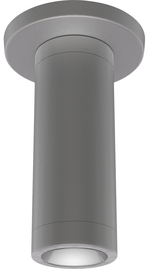 Cylinders, 756 lumens, CDLED, 10W, 2 Inches, surface mount, 90CRI, 3500K, matte silver