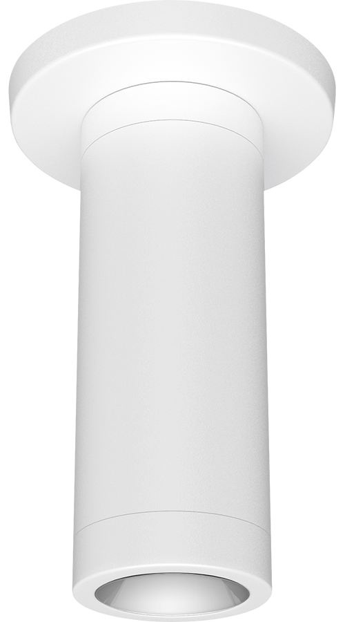 Cylinders, 772 lumens, CDLED, 10W, 2 Inches, surface mount, 90CRI, 4000K, matte white
