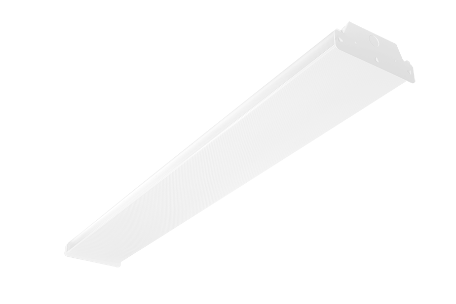 Strips & Wraps, 4662 lumens, GUSJR4, 4 feet, 40W, 80CRI 3500K, 0-10V dimming, 120-277V, white, battery b/up
