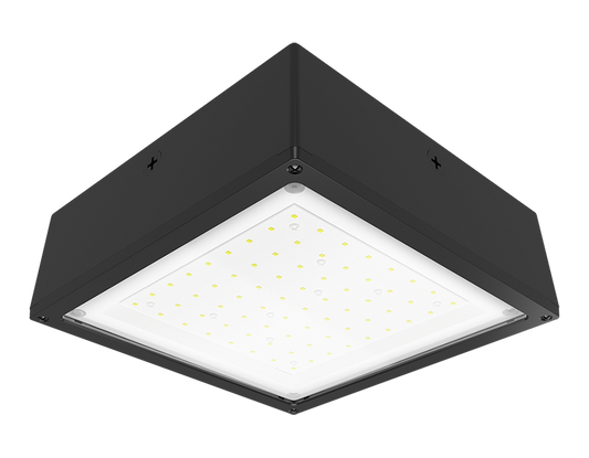 Canopylights 7703 Lumens Vanled 52W 4K flat clear 0-10V bronze 480V lightcloud controller