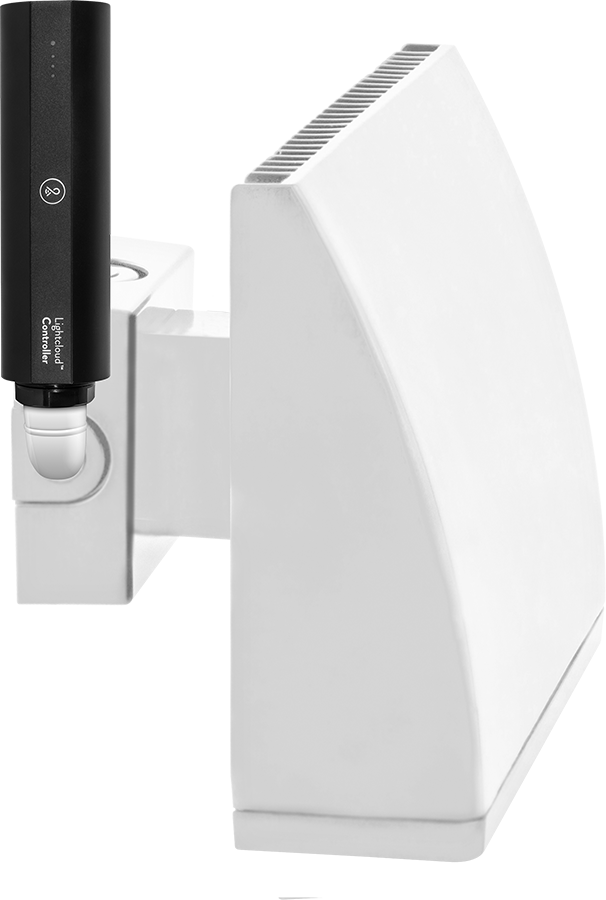 Wall Packs, 9945 Lumens, WPLED, 80W, 4000K, 0-10V dimmable, full cutoff, lightcloud controller, white