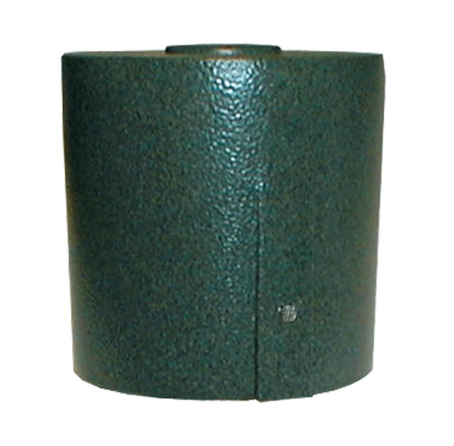 Landscape, Metal Mighty Cap 3 Inches Fits 2 7/8 Inches Od Pipe Verde Green