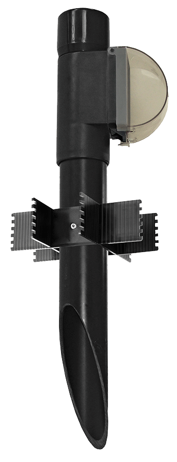 Landscape, Turtle Power Post 19 Inches, black