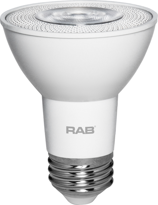 PARs, 550 lumens, PAR20, 7W, 90CRI 3000K, 25 degree beam spread, dimmable