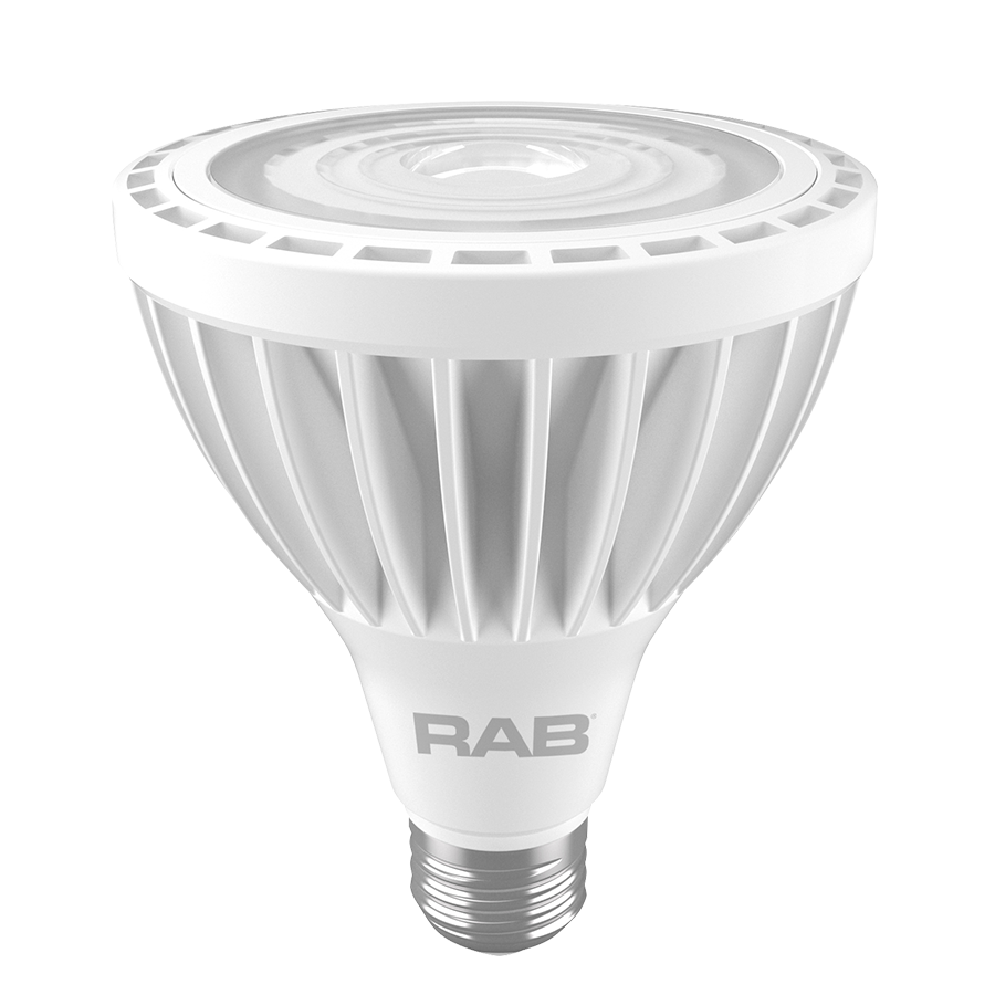 PARs, 1800 lumens, PAR30L, commercial grade, 19W, base E26, 90CRI 3000K, 40 degrees beam angle, non-dimmind