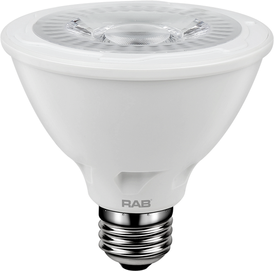 PARs, 915 Lumens, PAR30S, 11W, 90CRI 3000K, 75Eq, base E26, 25 degree beam spread, dimmable