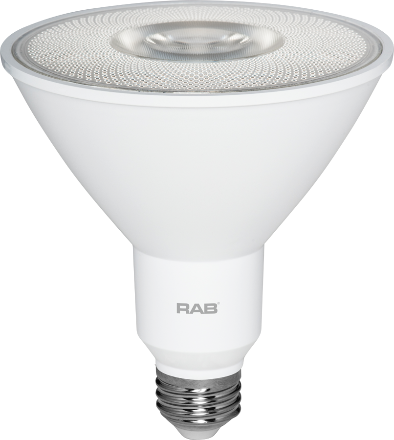 PARs, 950 lumens, PAR38, 12W, 90CRI 3000K, 40 degree beam spread, dimmable