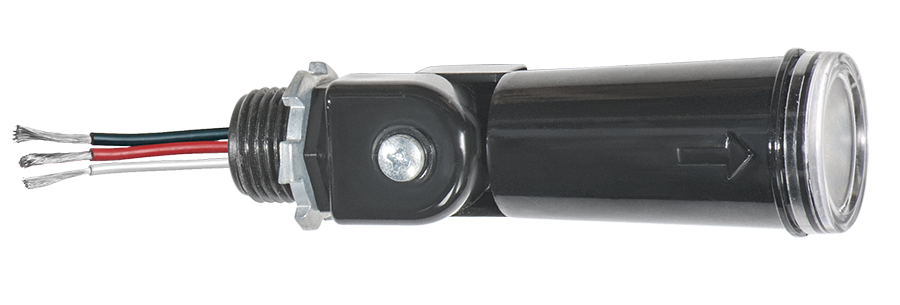 Floodlights, Photocontrol Swivel 900W, 120V Pencil Type, black