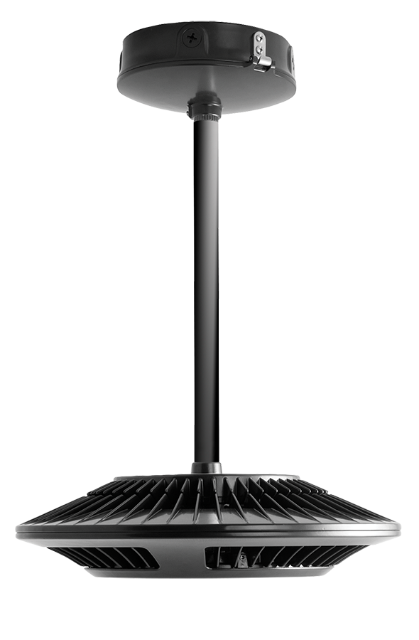 Architectural, 1965 lumens, PLED, pendant mount, , 52W, 3000K, 120-277V, bilevel, bronze