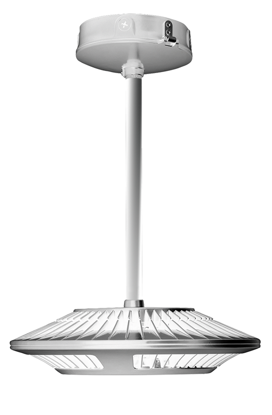 Architectural, 4617 lumens, PLED, pendant mount, , 78W, 4000K, 120-277V, bilevel, white
