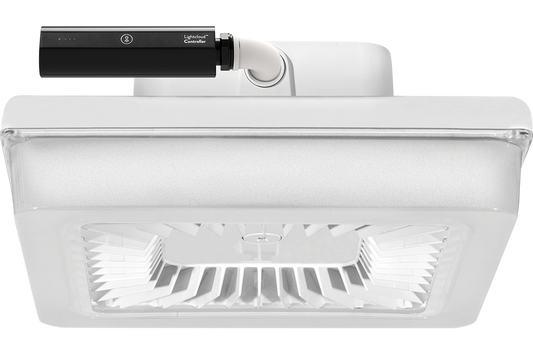 Garagelights 6352 Lumens Porto Ceiling 14In 55W cool LED 120V-277V lightcloud controller white