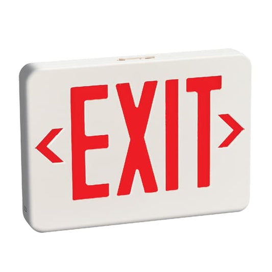 Universal Thermoplastic LED Exit Sign with Optional Advanced Diagnostics & Remote Capabilities
