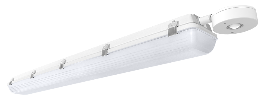 Washdown, 5718 Lumens, Seal Linear Washdown 4 feet 50W, 4000K Led 0-10V dimmable, lightcloud Sensor, white