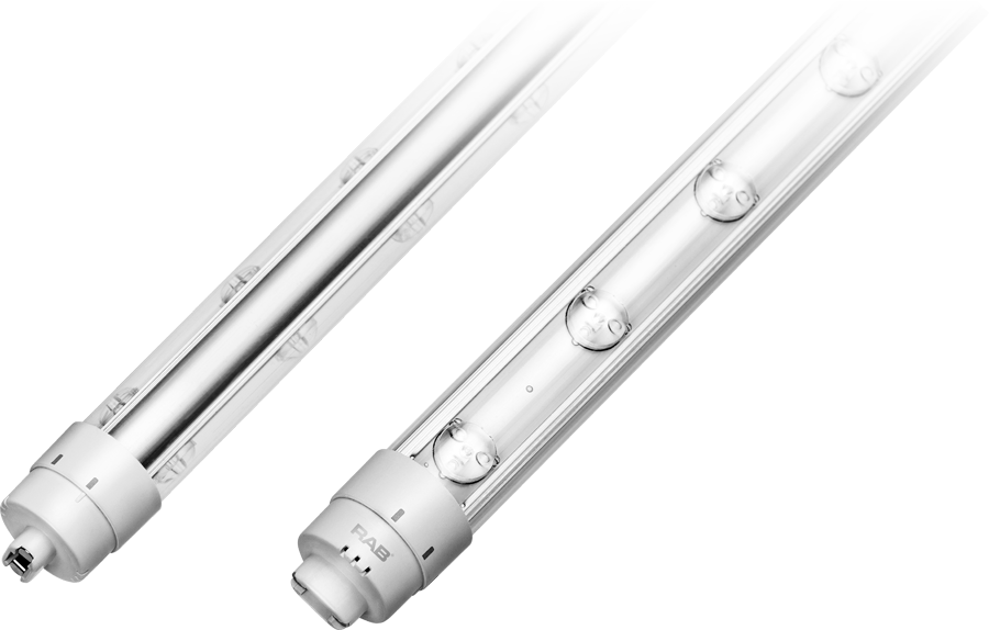 Linear Tubes, 2600 lumens, T8, 19.5W, 4 feet, plastic 2 sided, 80CRI 6500K, double ended wiring method, ballast bypass