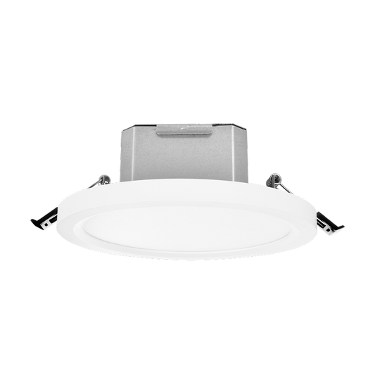 Surfaceflushmounts 1050 Lumens Sm 3In1 6" round 12W CRI90 5CCT 120V white edge-lit