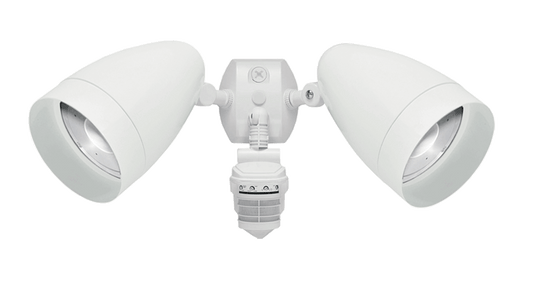 Outdoor sensors, 2518 lumens, STEALTH 360, sensor, with two HBLED 13W, 4000K, LED, white