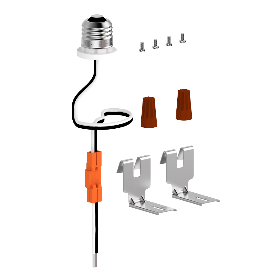 Surface Flush Mounts Lampsocket Set For 5.5/7/9 sm compatible with 4INCH can