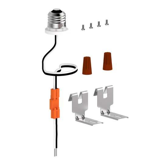 Surface Flush Mounts Lampsocket Set For 5.5/7/9 sm compatible with 4INCH can