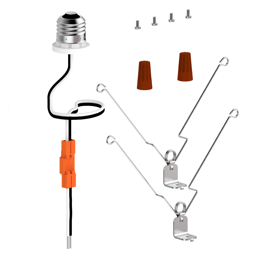 Surface Flush Mounts Lampsocket Set For 5.5/7/9 sm compatible with 6INCH can